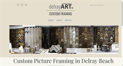 Desktop Screenshot of delrayartandframing.com